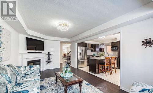 43 Arkwright Drive, Brampton, ON - Indoor Photo Showing Living Room With Fireplace