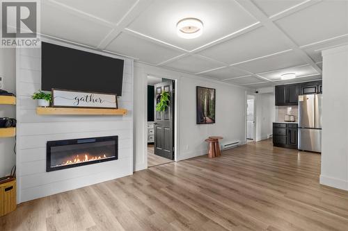 6 Willow Drive, Paradise, NL - Indoor Photo Showing Living Room With Fireplace