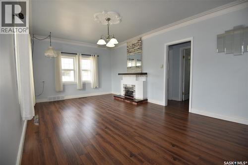 207 Pine Avenue, Nipawin, SK - Indoor Photo Showing Other Room With Fireplace