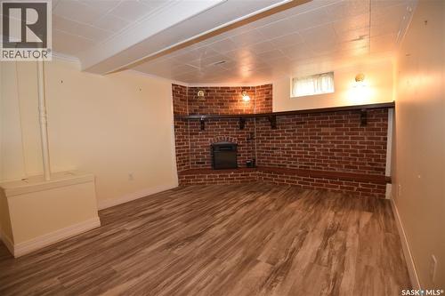 207 Pine Avenue, Nipawin, SK - Indoor Photo Showing Other Room With Fireplace