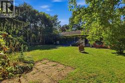 Expansive green lawn providing ample outdoor space - 