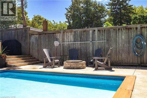 581 Glendene Crescent, Waterloo, ON - Outdoor With In Ground Pool With Deck Patio Veranda