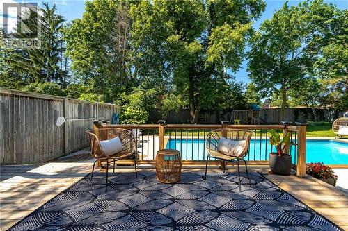 581 Glendene Crescent, Waterloo, ON - Outdoor With In Ground Pool With Deck Patio Veranda