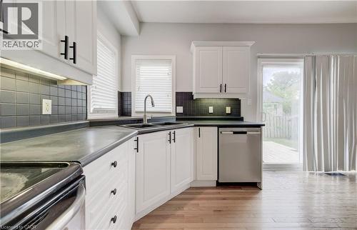 737 North Leaksdale Circle, London, ON - Indoor Photo Showing Kitchen With Stainless Steel Kitchen With Double Sink