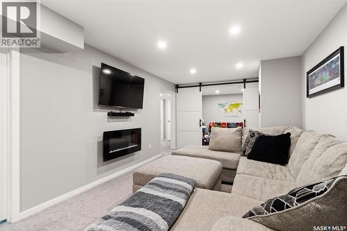 23 Price Crescent, Regina, SK - Indoor With Fireplace