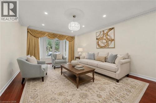 Virtually staged - 2143 Brays Lane, Oakville, ON - Indoor Photo Showing Living Room