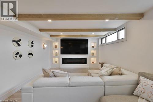 75 Rangoon Road, Toronto, ON - Indoor Photo Showing Living Room With Fireplace