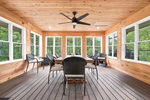 Solarium/Verrière - 219 Ch. Tripp, Sheenboro, QC - Outdoor With Deck Patio Veranda With Exterior