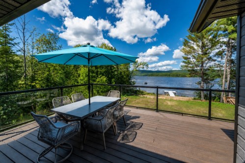 Vue sur l'eau - 219 Ch. Tripp, Sheenboro, QC - Outdoor With Body Of Water With Deck Patio Veranda With View