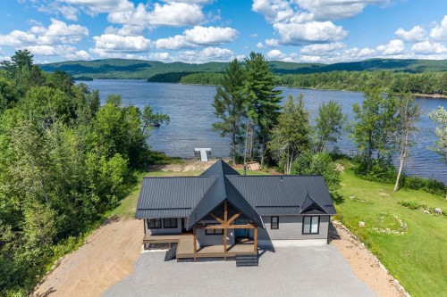 Photo aérienne - 219 Ch. Tripp, Sheenboro, QC - Outdoor With Body Of Water With Deck Patio Veranda With View
