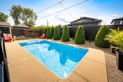 Piscine - 1813 Rue De Beaulac, Chambly, QC - Outdoor With In Ground Pool With Backyard