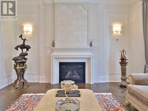 39 Arjay Crescent, Toronto, ON - Indoor Photo Showing Living Room With Fireplace