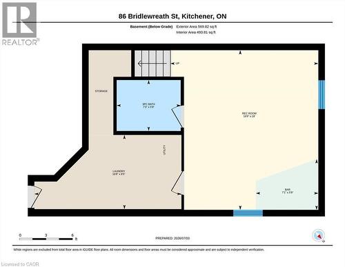 Floor plan - 86 Bridlewreath Street, Kitchener, ON - Other