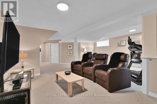 Cozy carpeting, large windows and electric FP - 4121 Wolfe Point Way, Ottawa, ON - Indoor