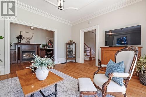 5515 Blind Line, Burlington, ON - Indoor Photo Showing Living Room With Fireplace