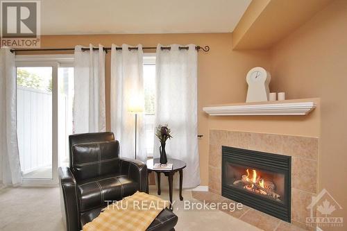 835 Longfields Drive, Ottawa, ON - Indoor Photo Showing Living Room With Fireplace