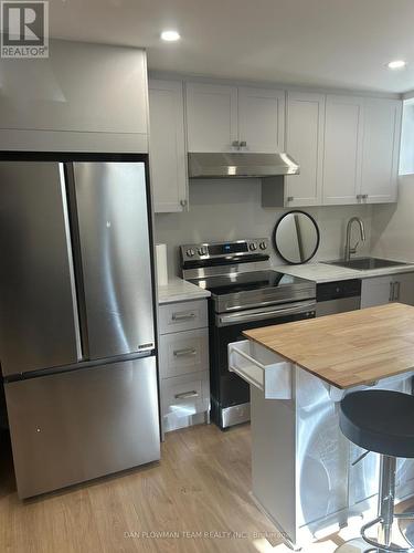 Bsmt - 25 Roma Drive, Whitby, ON - Indoor Photo Showing Kitchen With Stainless Steel Kitchen