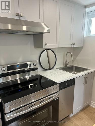 Bsmt - 25 Roma Drive, Whitby, ON - Indoor Photo Showing Kitchen With Stainless Steel Kitchen