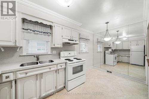 27 Sunray Crescent, Toronto, ON - Indoor Photo Showing Kitchen With Double Sink
