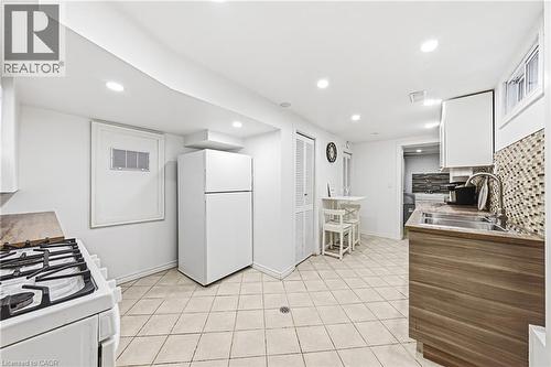 364 Fennell Avenue W, Hamilton, ON - Indoor Photo Showing Kitchen With Double Sink