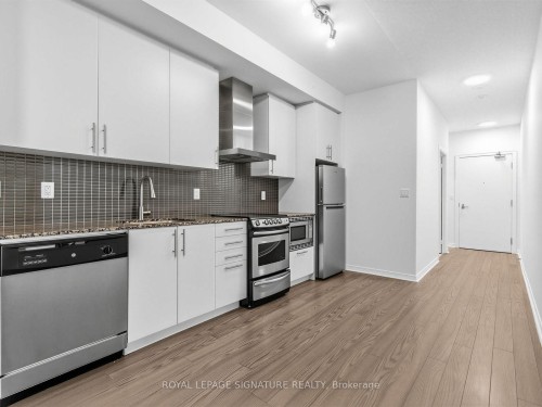 1411-352 Front Street, Toronto, ON - Indoor Photo Showing Kitchen With Stainless Steel Kitchen With Upgraded Kitchen