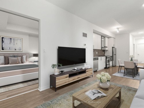 1411-352 Front Street, Toronto, ON - Indoor Photo Showing Living Room