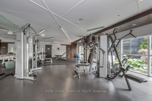 1411-352 Front Street, Toronto, ON - Indoor Photo Showing Gym Room