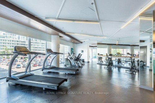1411-352 Front Street, Toronto, ON - Indoor Photo Showing Gym Room