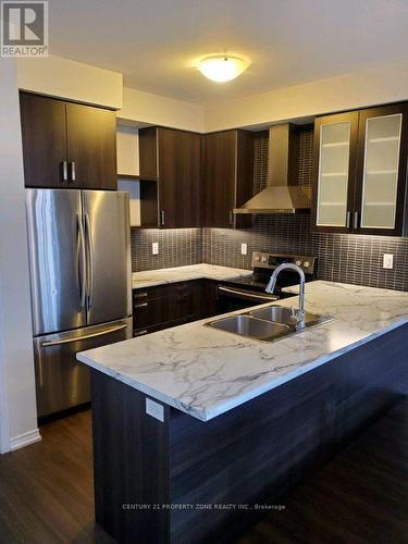 (Upper) - 3 Baffin Crescent, Brampton, ON - Indoor Photo Showing Kitchen With Double Sink