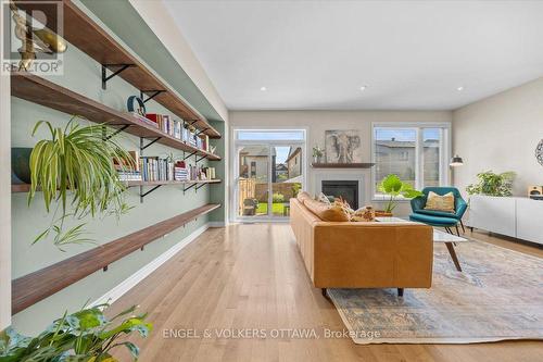556 Triangle Street, Ottawa, ON - Indoor Photo Showing Living Room With Fireplace