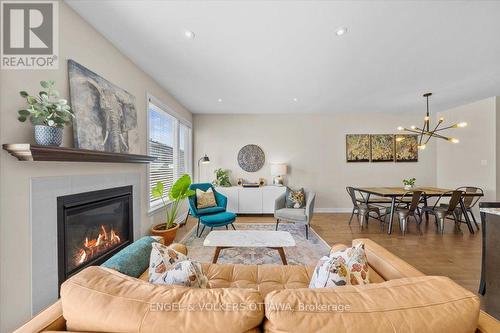556 Triangle Street, Ottawa, ON - Indoor Photo Showing Living Room With Fireplace