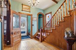 A classic Victorian-era entrance. - 