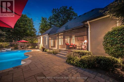 1109 Forestvale Drive, Burlington, ON - Outdoor With In Ground Pool With Deck Patio Veranda