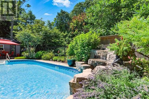 1109 Forestvale Drive, Burlington, ON - Outdoor With In Ground Pool With Backyard