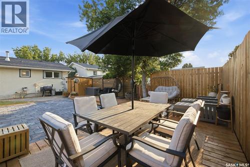 98 Dunsmore Drive, Regina, SK - Outdoor With Deck Patio Veranda With Exterior
