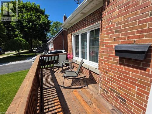 76 Brentwood Avenue, Kitchener, ON - Outdoor With Deck Patio Veranda With Exterior