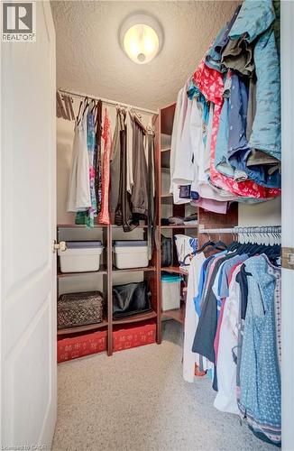 Walk-in closet with carpet flooring - 496 Langlaw Drive, Cambridge, ON - Indoor With Storage