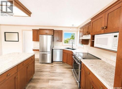 Rempel Acreage, Swift Current Rm No. 137, SK - Indoor Photo Showing Kitchen With Double Sink