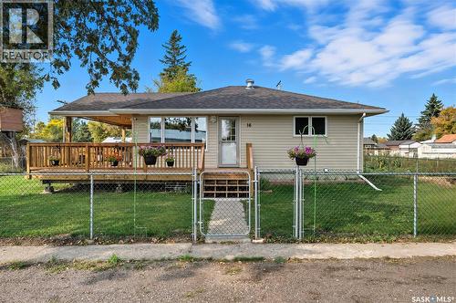 16 Walsh Street, Qu'Appelle, SK - Outdoor With Deck Patio Veranda