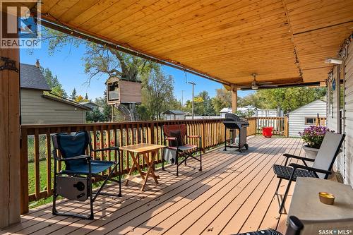 16 Walsh Street, Qu'Appelle, SK - Outdoor With Deck Patio Veranda With Exterior