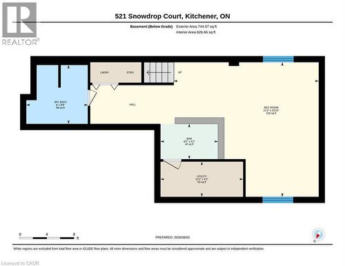 Floor plan as per IGUIDE - 521 Snowdrop Court, Kitchener, ON - Other