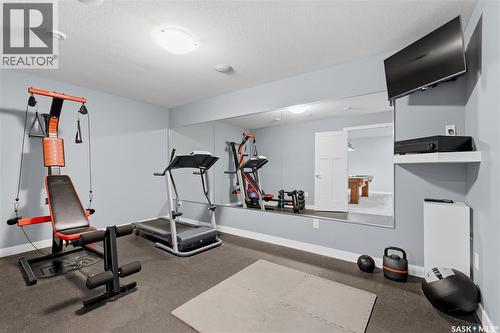 12 Valley Ridge Road, Last Mountain Lake, SK - Indoor Photo Showing Gym Room