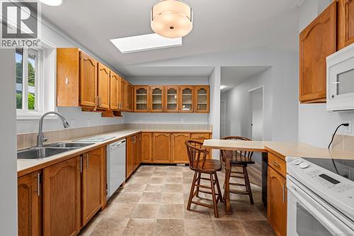 2233 6Th St E, Courtenay, BC - Indoor Photo Showing Kitchen With Double Sink