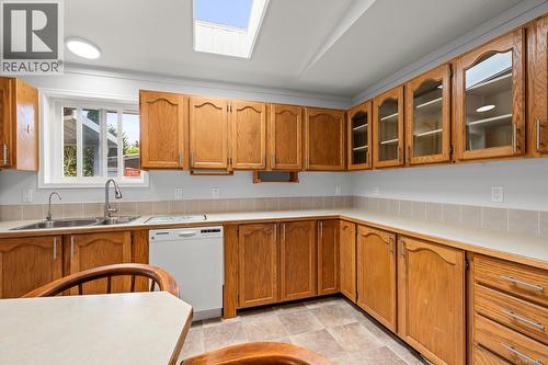 2233 6Th St E, Courtenay, BC - Indoor Photo Showing Kitchen With Double Sink