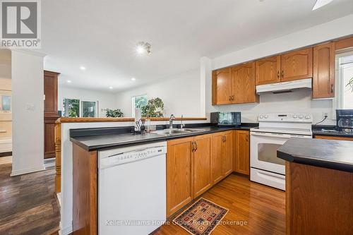28 Peglar Crescent, Centre Wellington (Fergus), ON - Indoor Photo Showing Kitchen With Double Sink