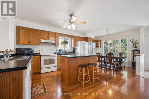 28 Peglar Crescent, Centre Wellington (Fergus), ON - Indoor Photo Showing Kitchen With Double Sink