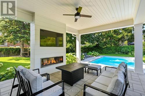 940 Gorton Avenue, Burlington, ON - Outdoor With In Ground Pool With Exterior