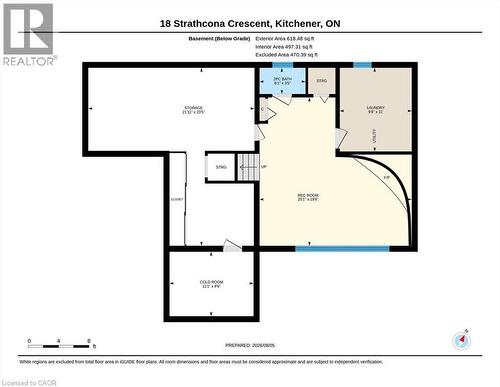 Basement - 18 Strathcona Crescent, Kitchener, ON - Other