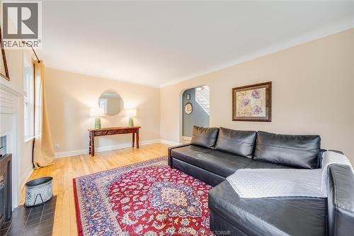 2784 Alexandra Ave, Windsor, ON - Indoor Photo Showing Living Room With Fireplace