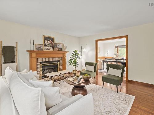 305 Rolling Hills Drive, Waverley, NS - Indoor Photo Showing Living Room With Fireplace